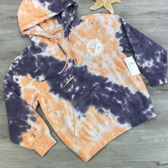 🔆RVCA🔆 VA WORLD WIDE HOODIE SWEATSHIRT - Picture 7 of 13